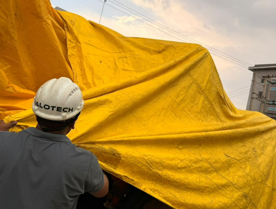 HALOTECH team on site